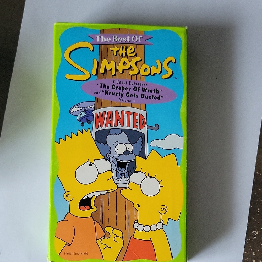 The Simpsons VHS - The Best Of Collection